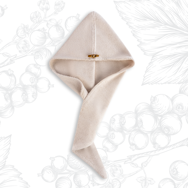 Bambusowy turban do włosów - obrazek 2