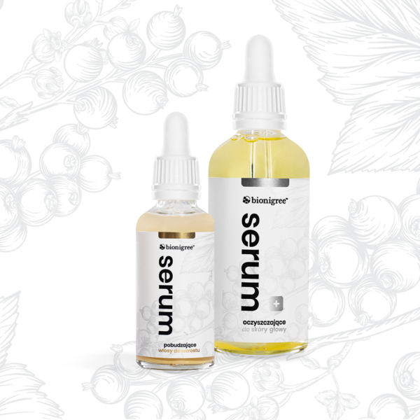 Zestaw Bionigree Basic na porost włosów tło